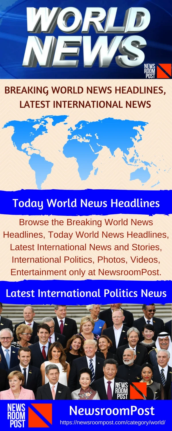 Today World News Headlines, Breaking World News Headlines | NewsroomPost