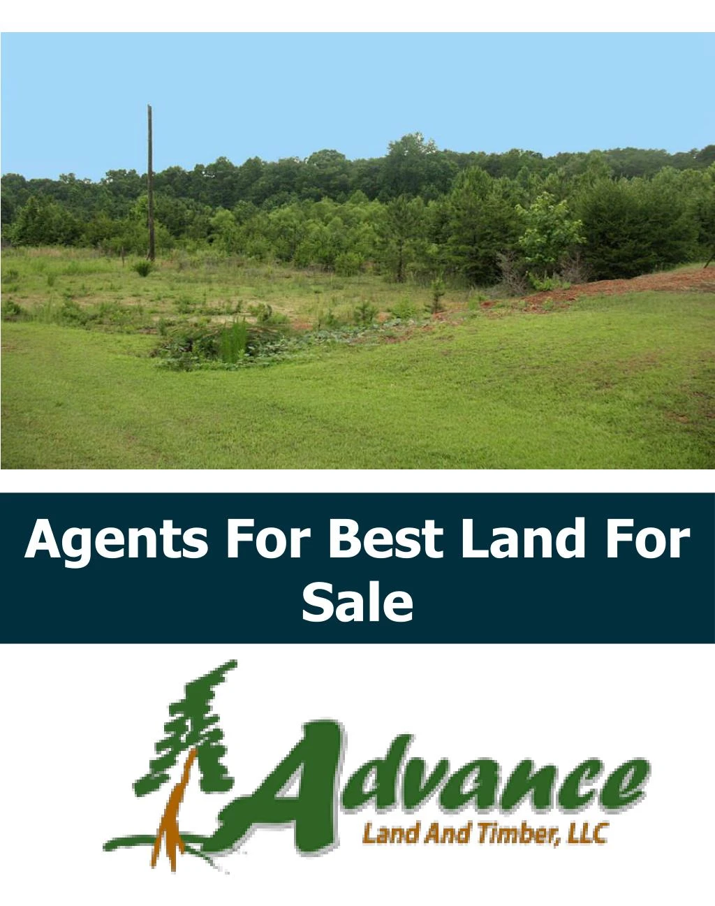 agents for best land for sale