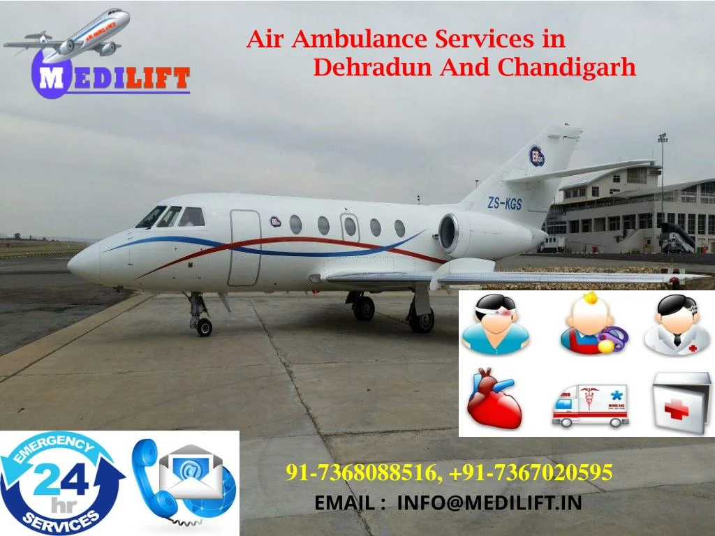 air ambulance services in dehradun and chandigarh