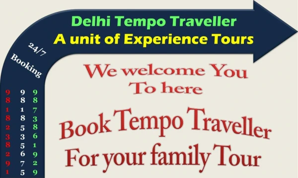 Hire Tempo Traveller in Delhi NCR