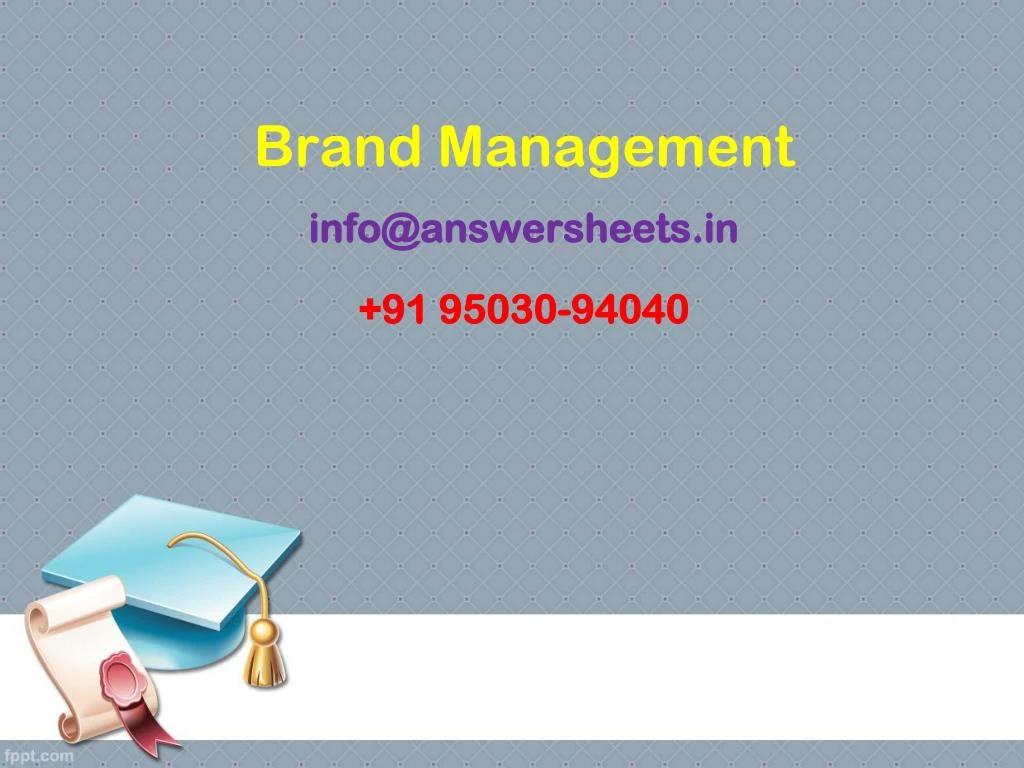 brand management info@answersheets in 91 95030 94040