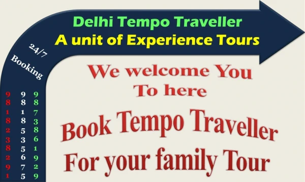 Hire tempo traveler in delhi NCR