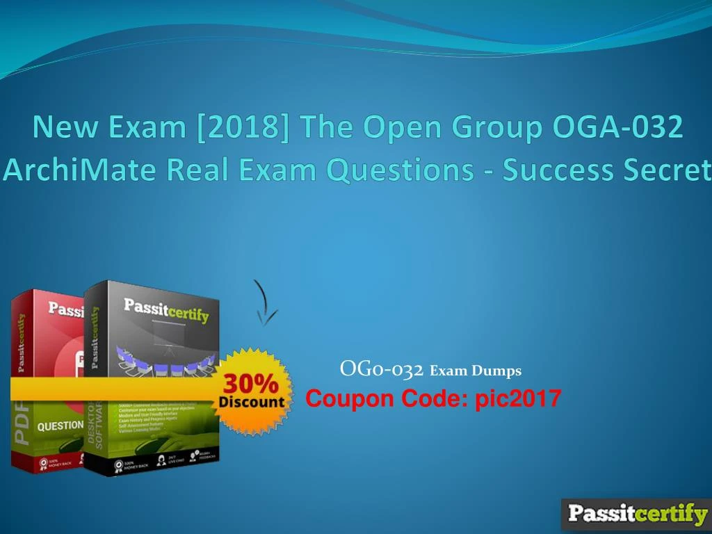 new exam 2018 the open group oga 032 archimate real exam questions success secret
