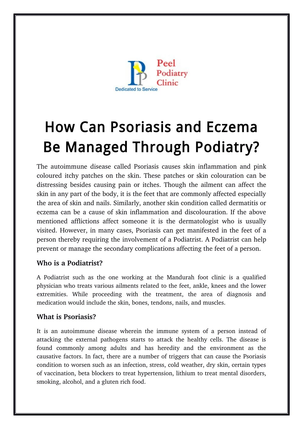 how can psoriasis and eczema how can psoriasis