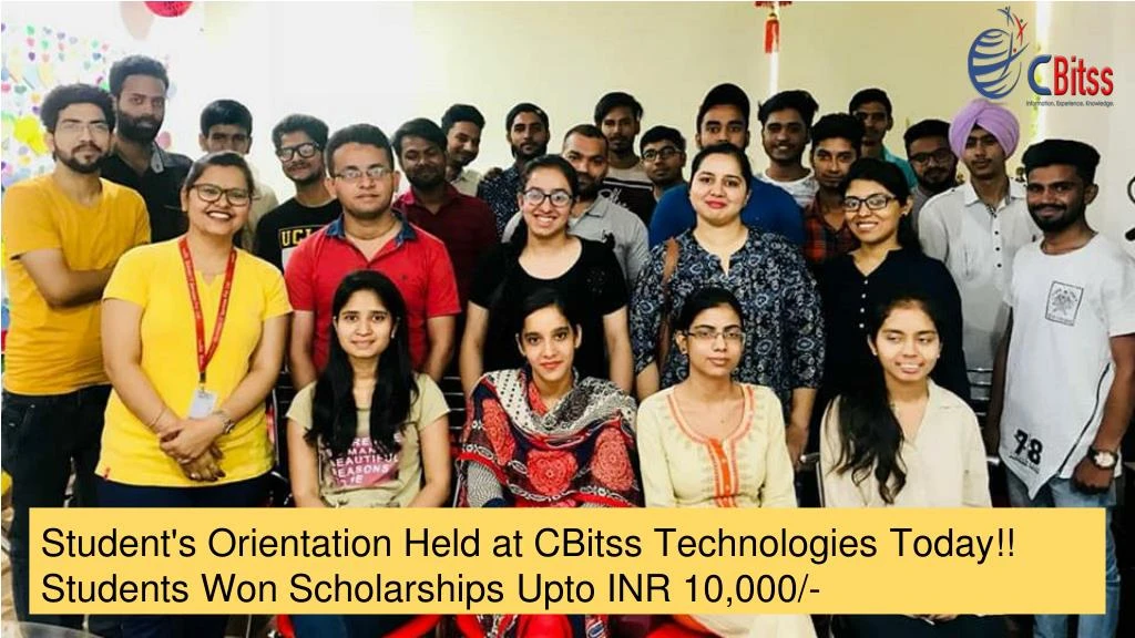 student s orientation held at cbitss technologies