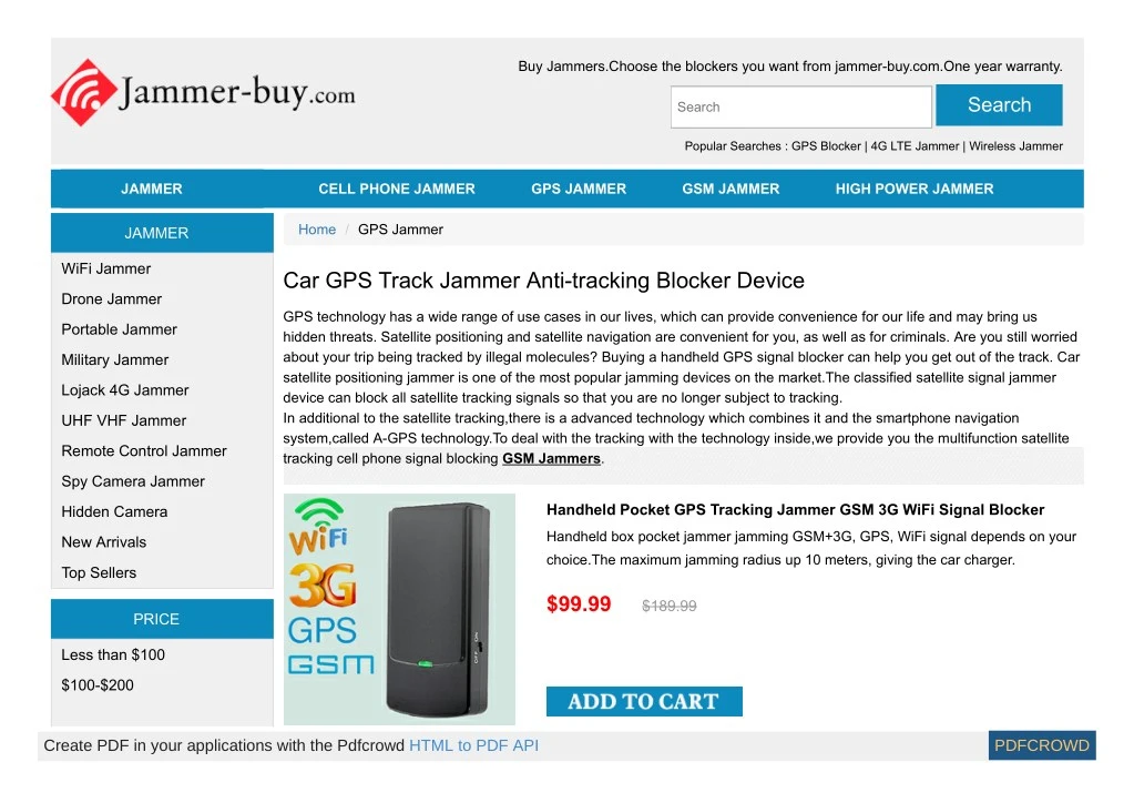 buy jammers choose the blockers you want from