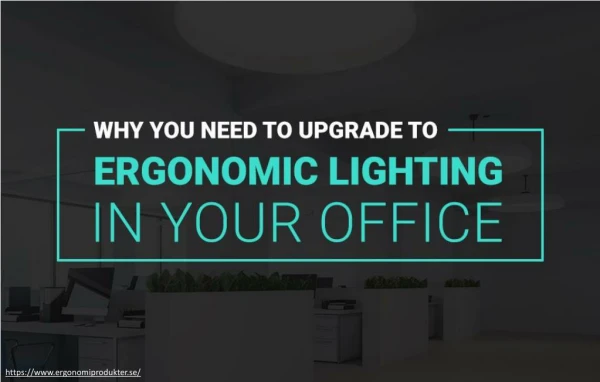 The Importance of Ergonomic Lighting in the Workplace