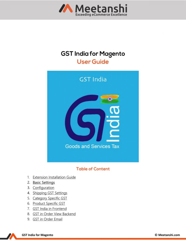 Magento GST India