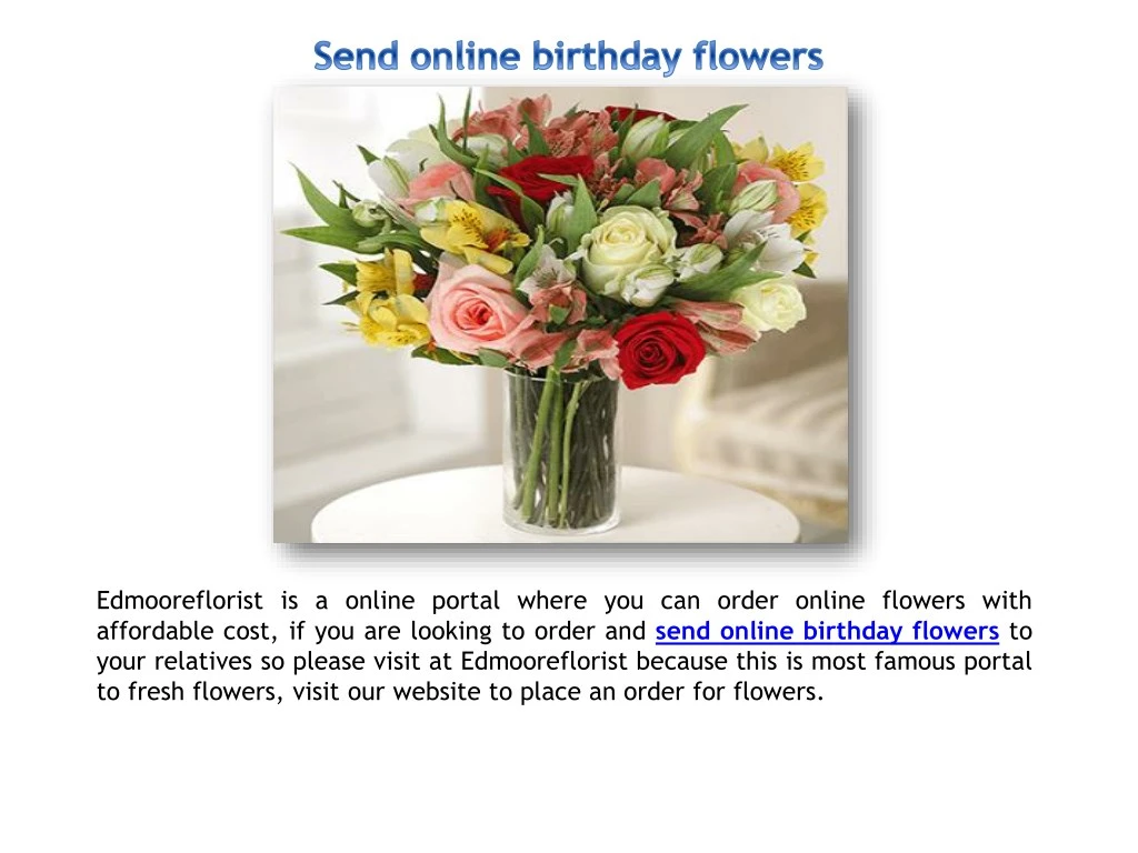 edmooreflorist is a online portal where