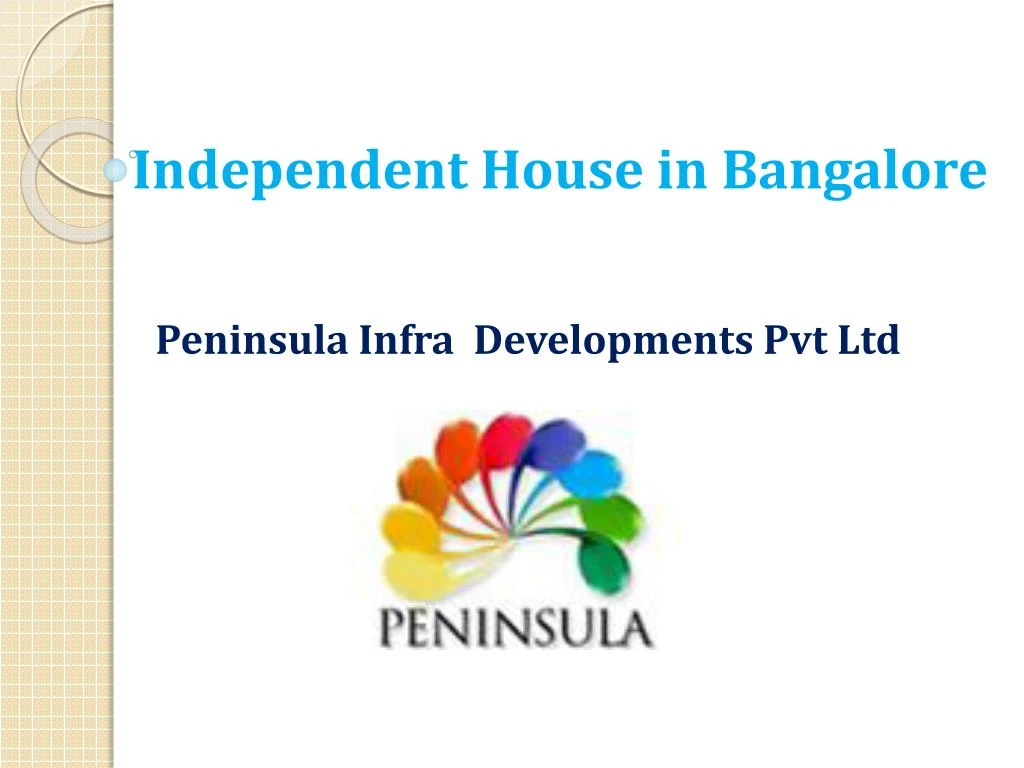 independent house in bangalore