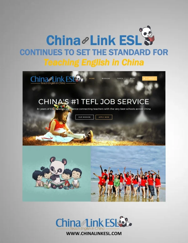 China Link ESL Continues to Set The Standard for Teaching English in China