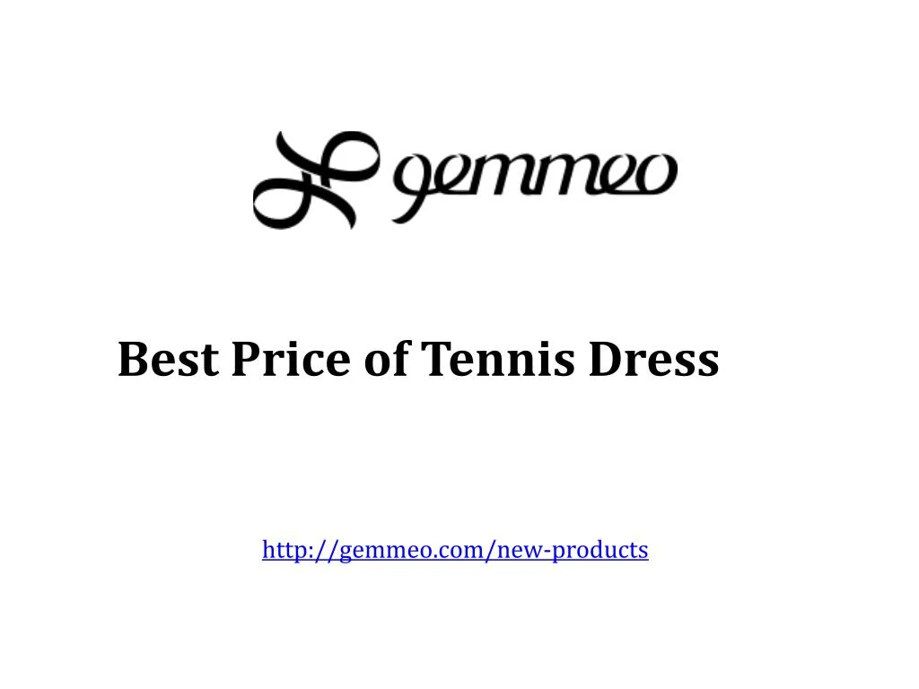 best price of tennis dress