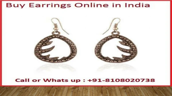 Buy Earrings Online in India, Mumbai goregaon
