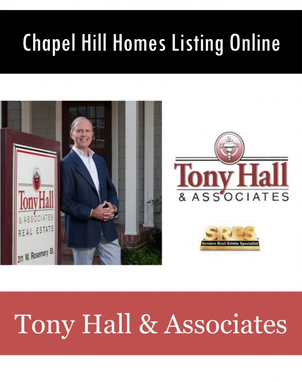 Chapel Hill Homes Listing Online