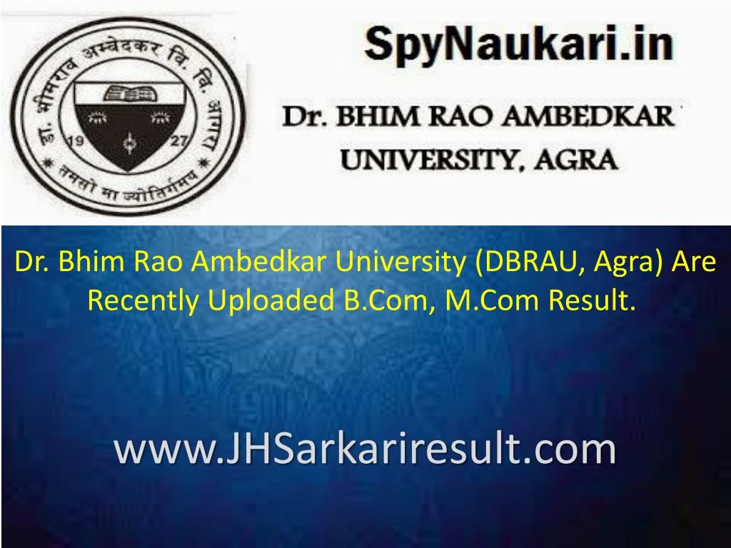 dr bhim rao ambedkar university dbrau agra