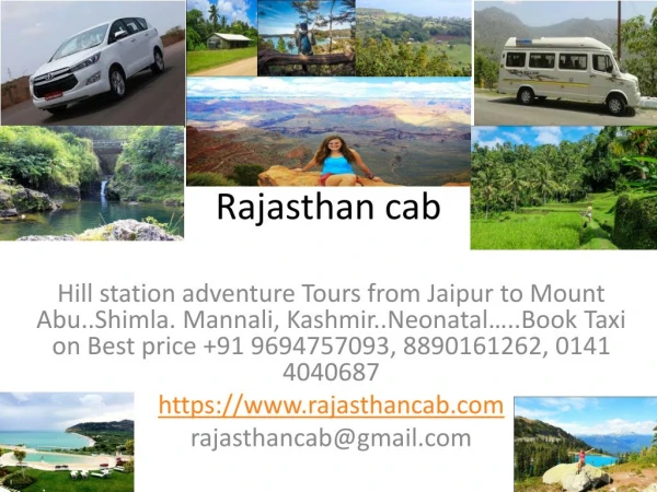 Local Jaipur sightseeing | Rajasthan tour packages | Car rental | Book Hotel