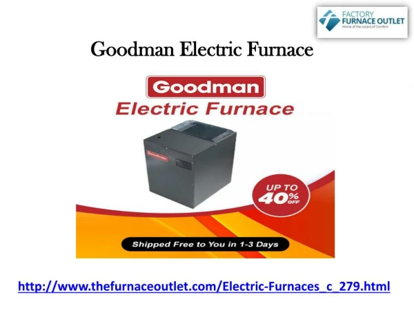 Goodman Electric Furnace - TheFurnaceOutlet