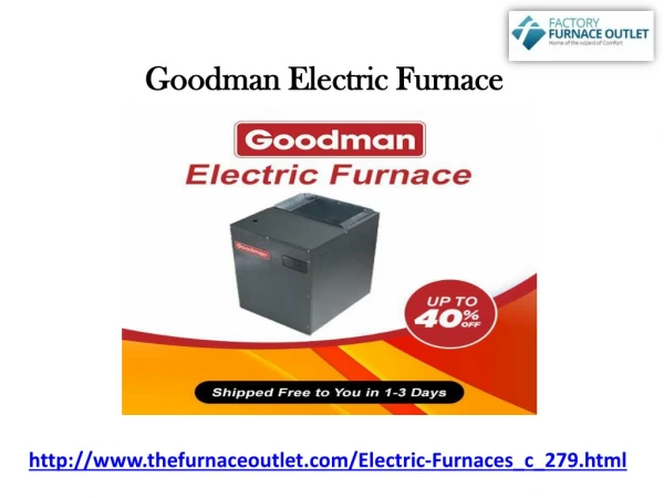 Goodman Electric Furnaces - TheFurnaceOutlet