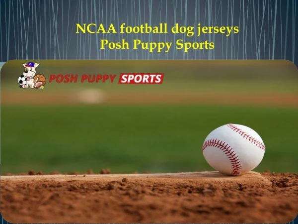 NCAA football dog jerseys Posh Puppy Sports