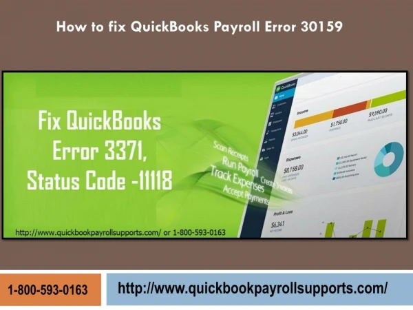 Steps to fix QuickBooks Payroll Error 30159 Call 1-800-593-0163