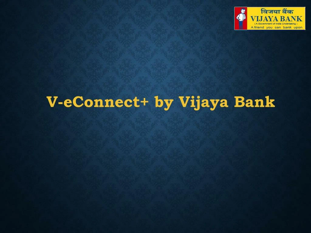 v econnect by vijaya bank