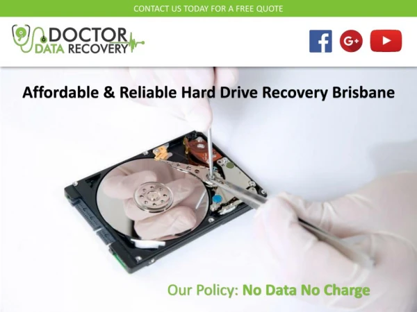 Affordable & Reliable Hard Drive Recovery Brisbane