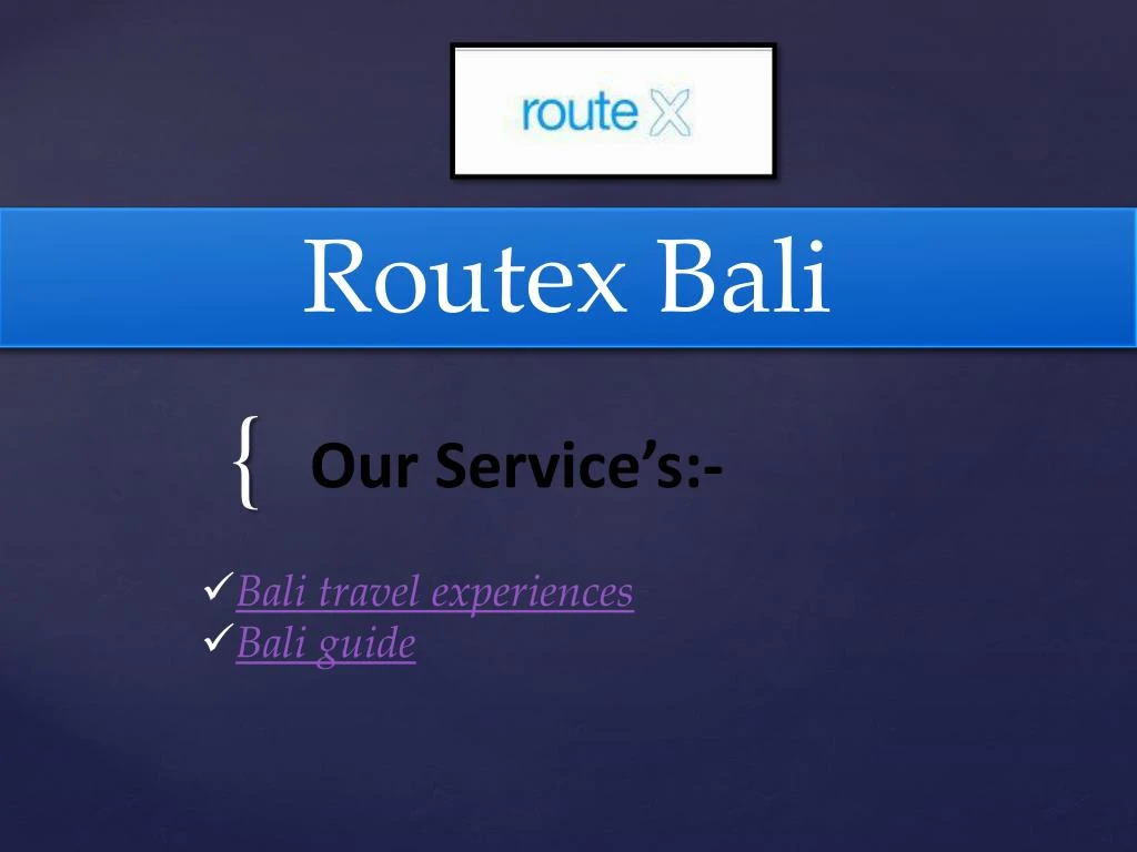 routex bali