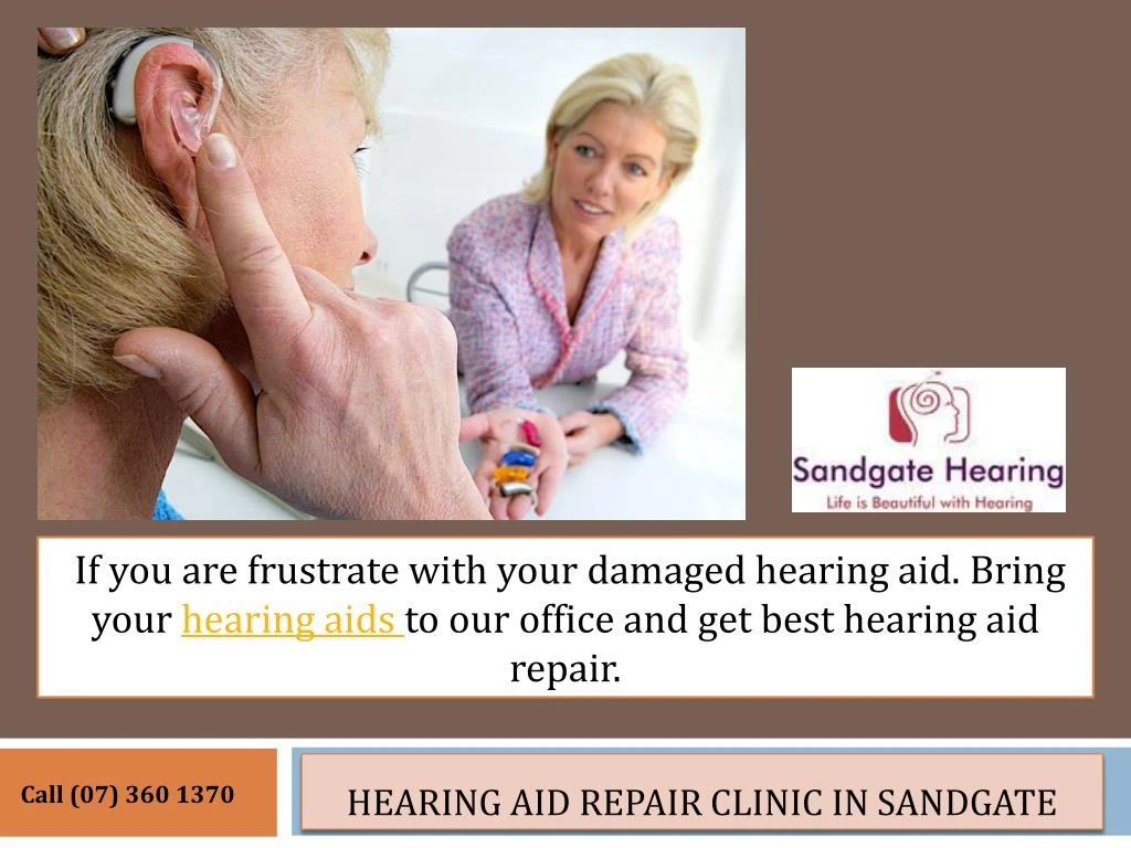 hearing aid repair clinic in sandgate