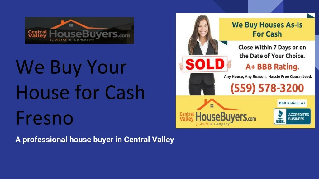 we buy your house for cash fresno