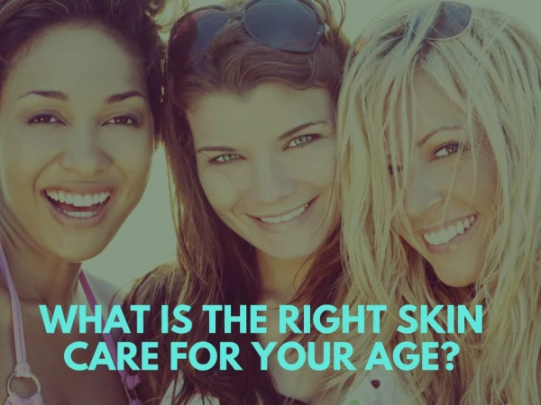 What is the Right Skin Care for Your Age?