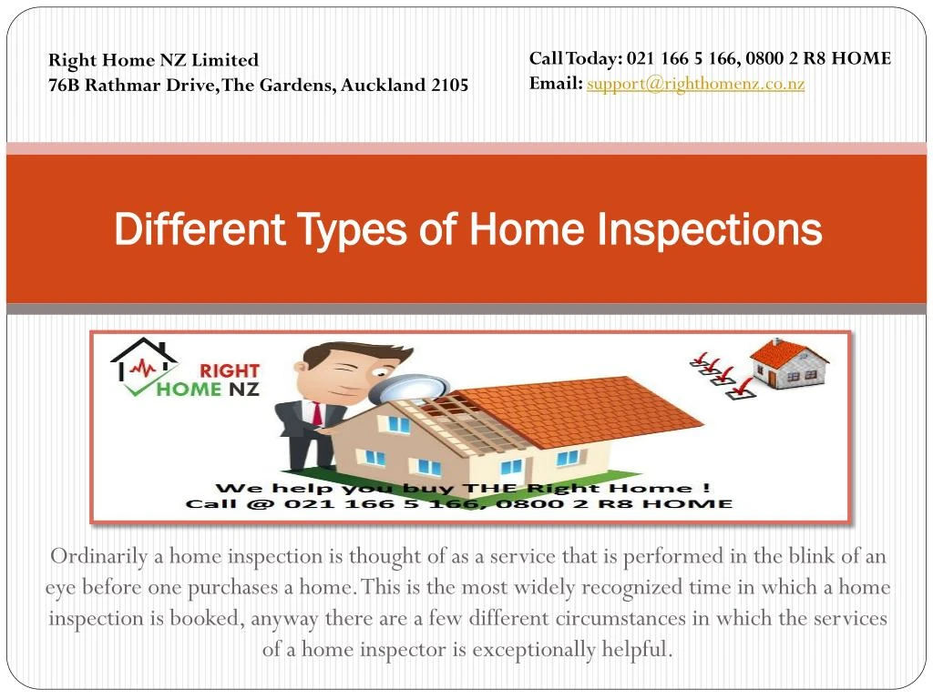 Ppt Different Types Of Home Inspections Powerpoint Presentation Free