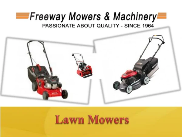 Need Mowers Hoppers Crossing- Freeway Mowers