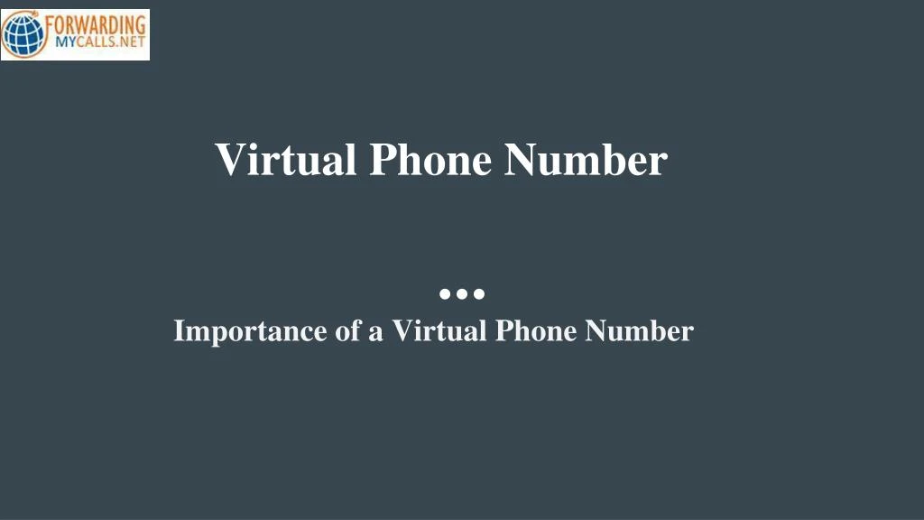 virtual phone number