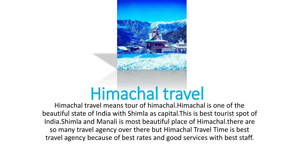 himachal travel