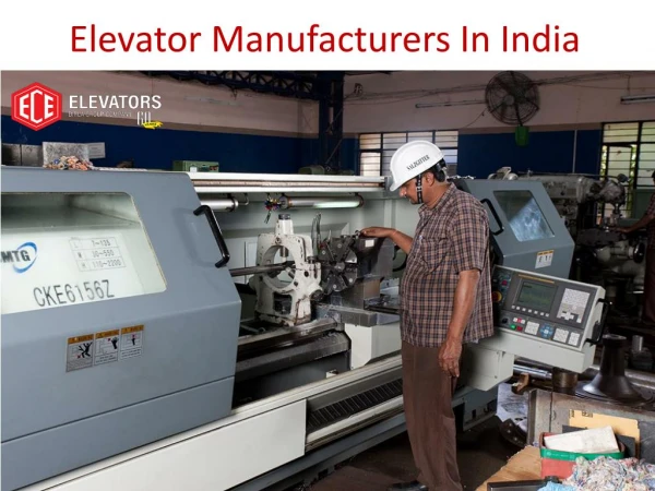 Elevator Manufacturers In India