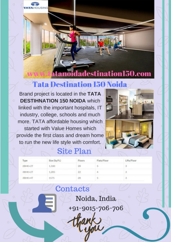 Tata Destination 150 Noida Presence Of All Service And Features