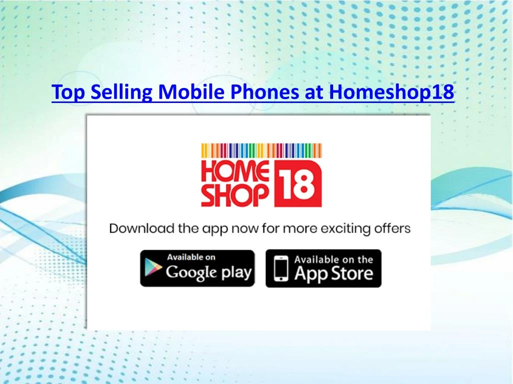 top selling mobile phones at homeshop18