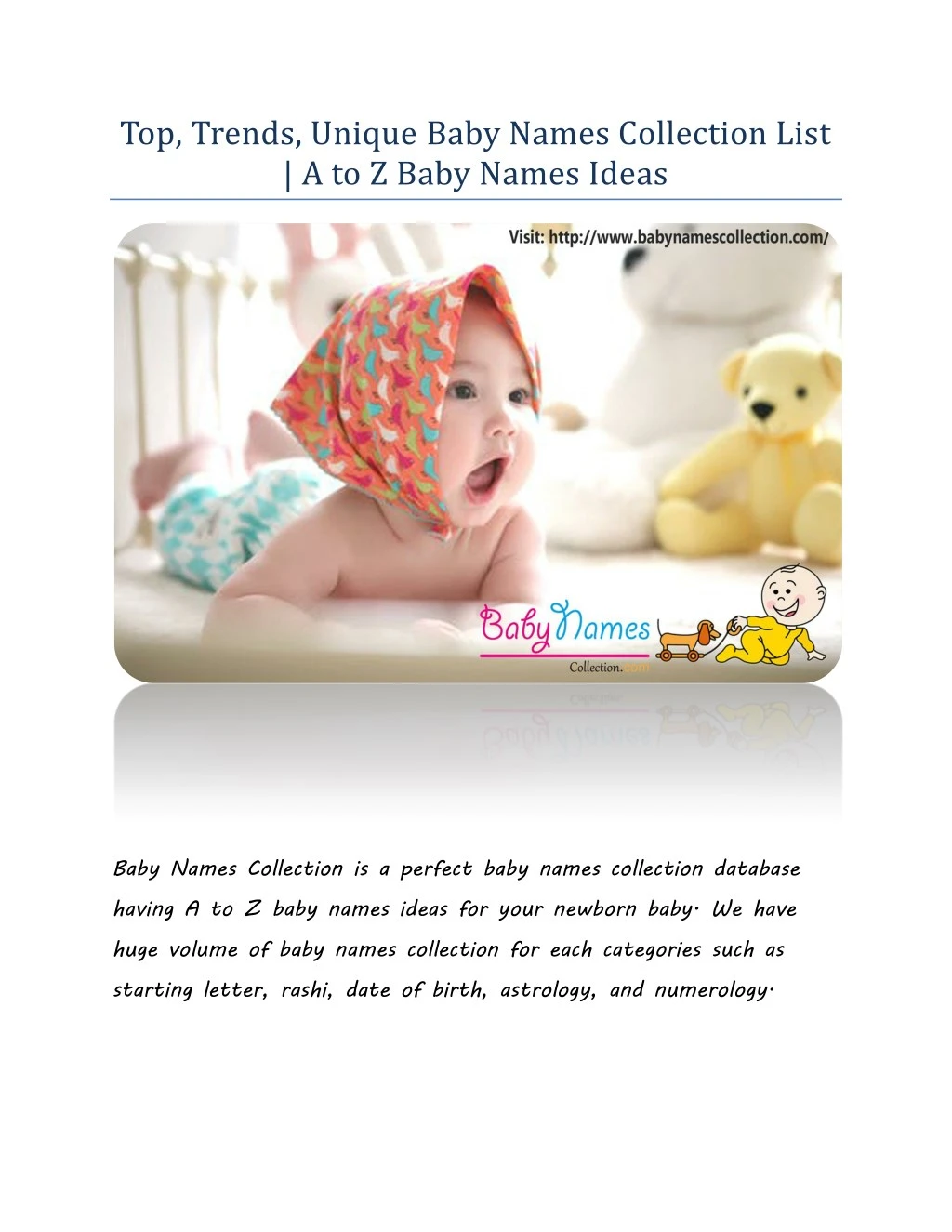 top trends unique baby names collection list