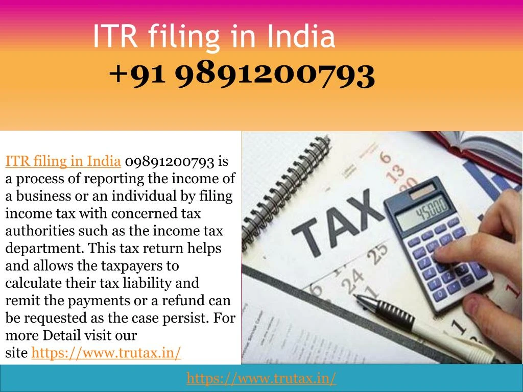 itr filing in india