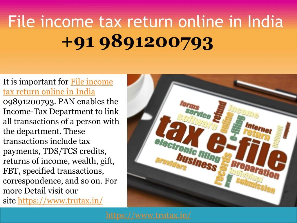 file income tax return online in india