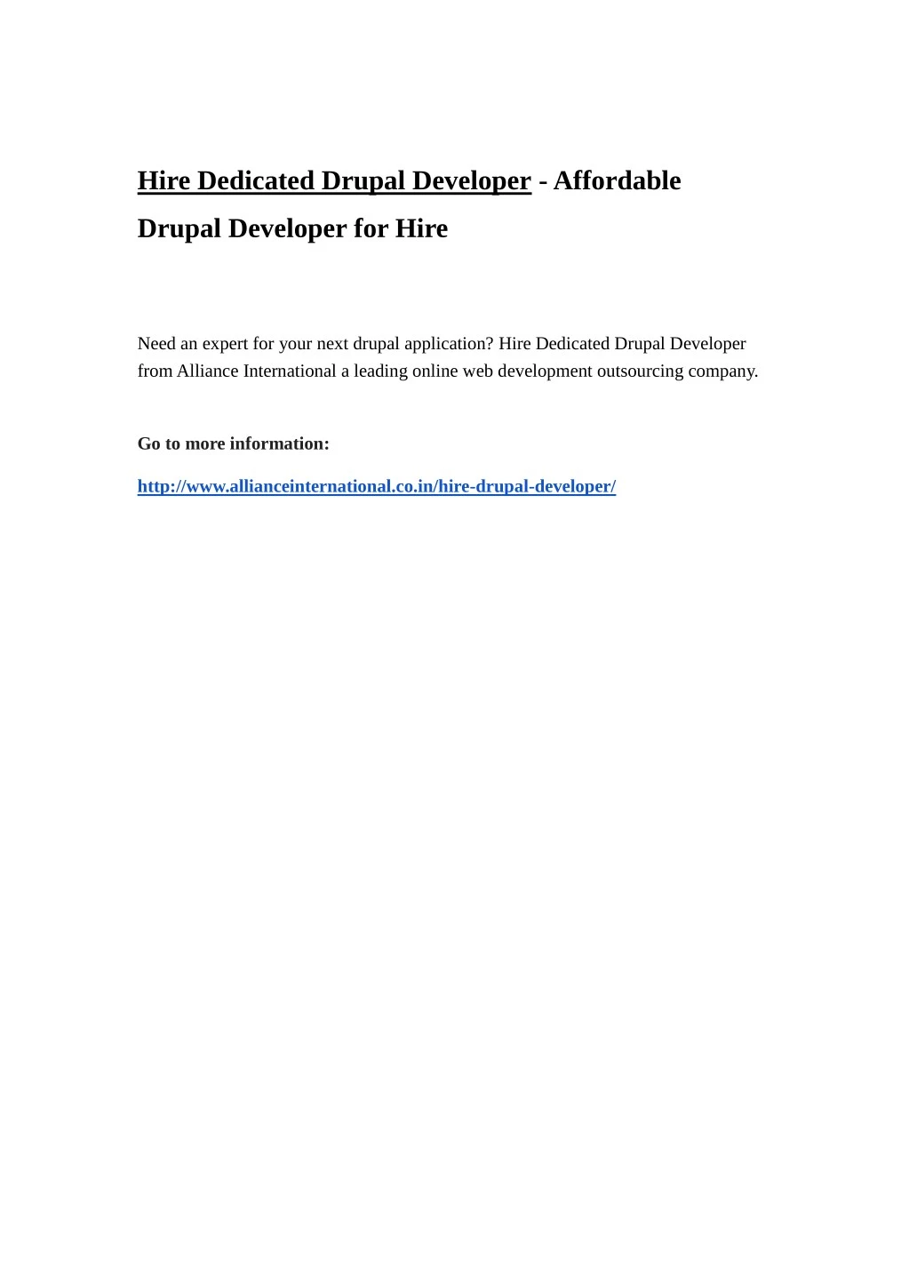 hire dedicated drupal developer affordable