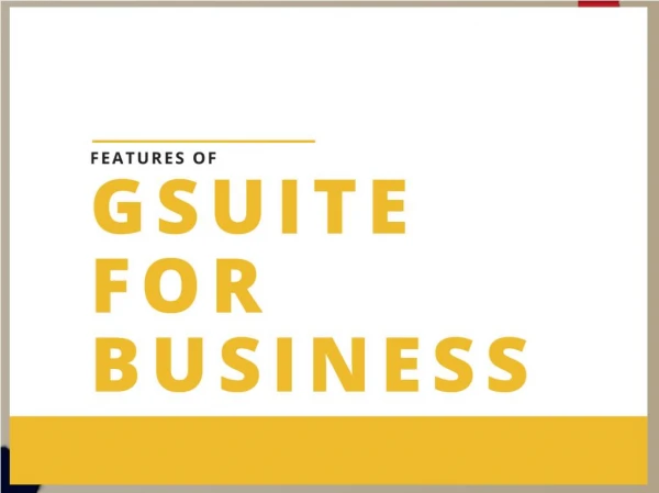 Features of G Suite For Business | Gsuite Chat Support