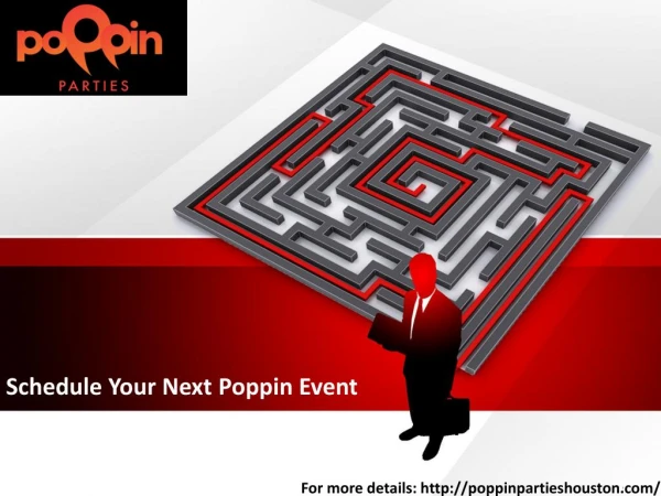 Schedule Your Next Poppin Event