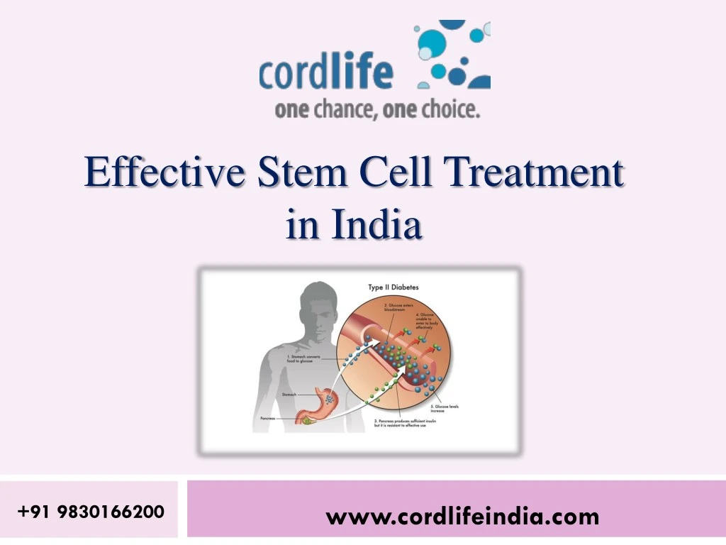 effective stem cell treatment in india