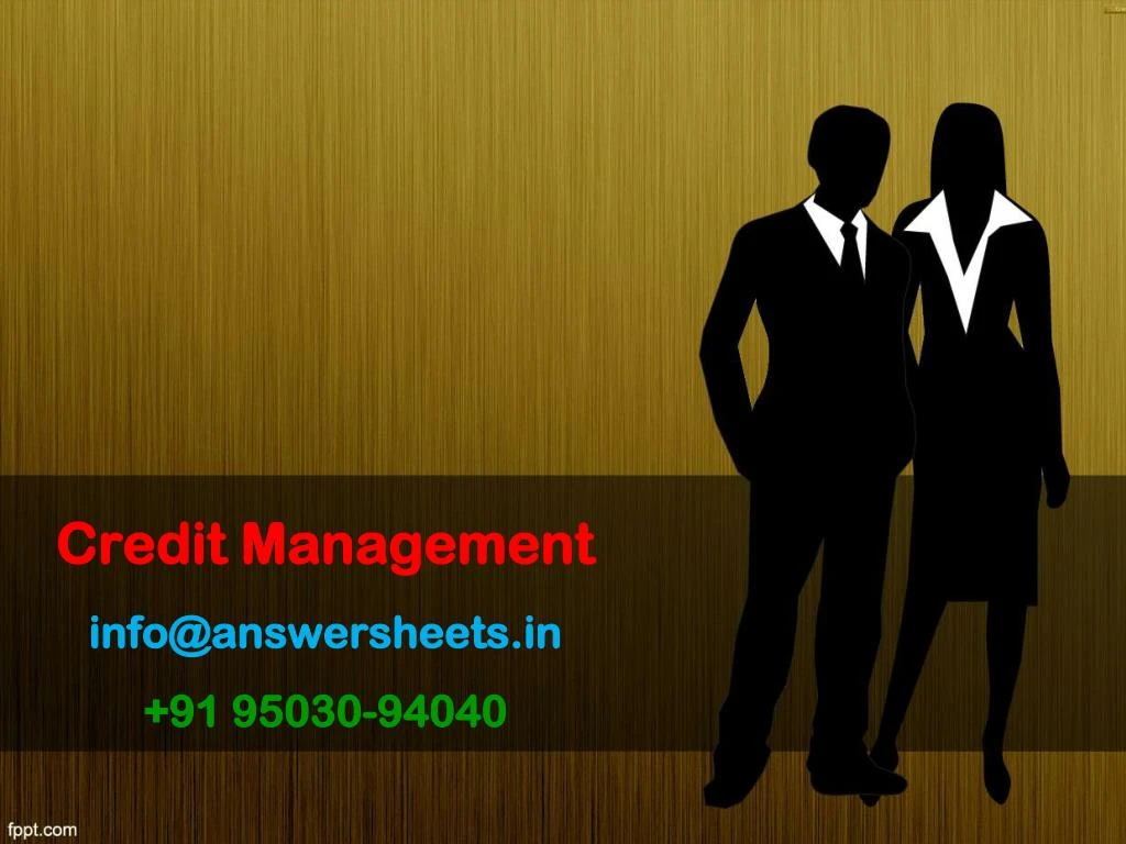 credit management info@answersheets in 91 95030 94040