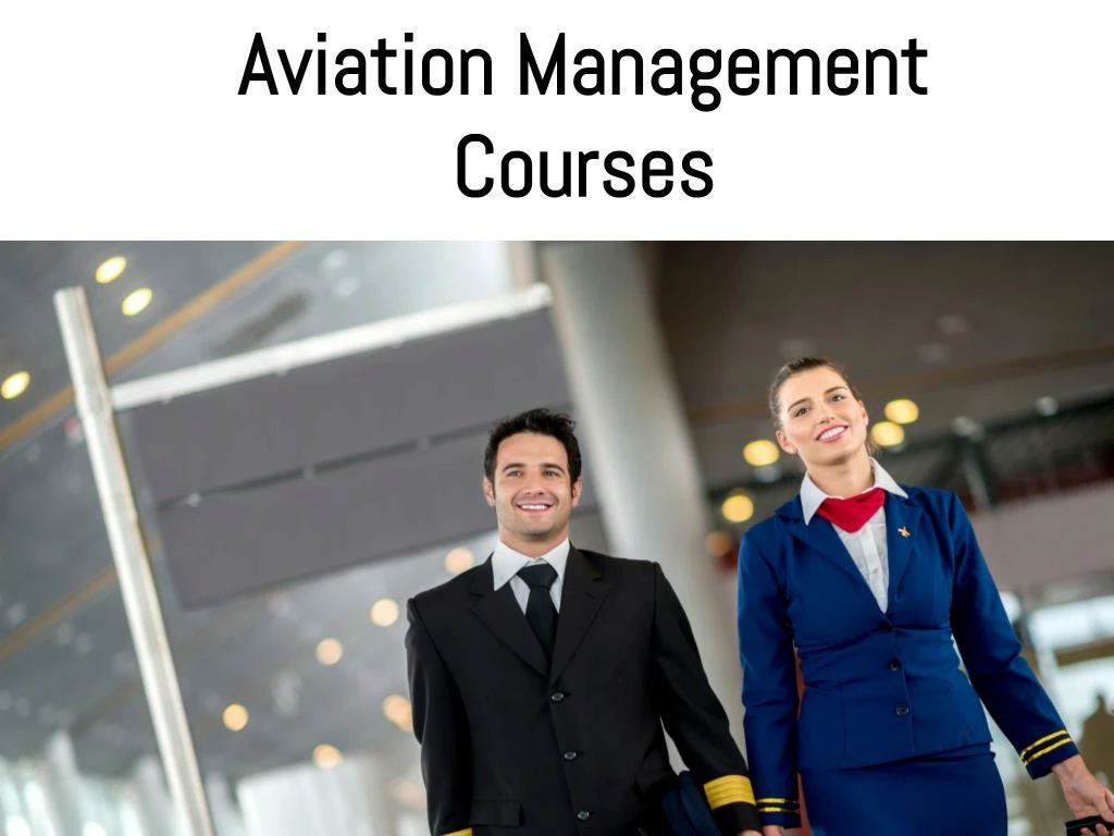 aviation management courses
