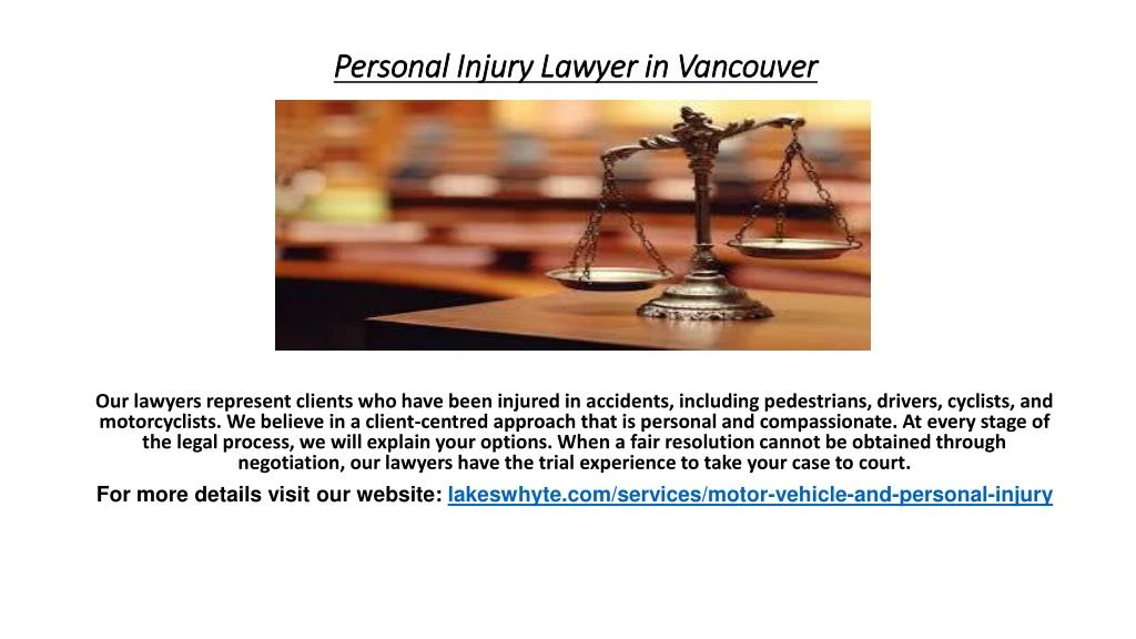 personal injury lawyer in vancouver