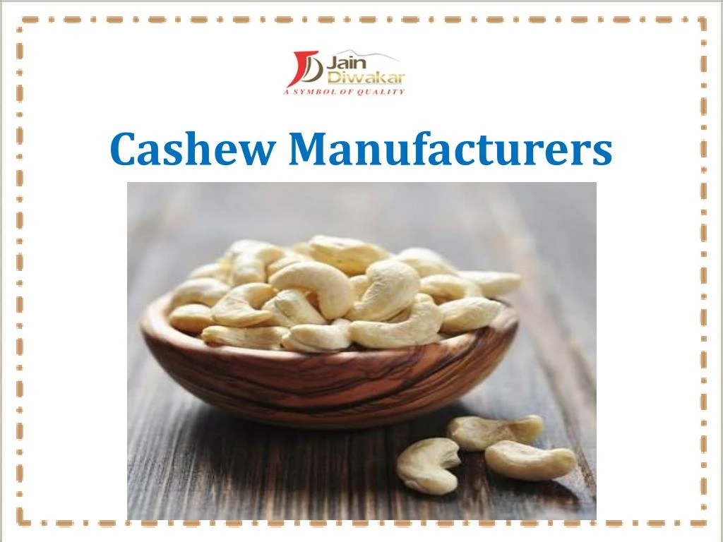 cashew manufacturers