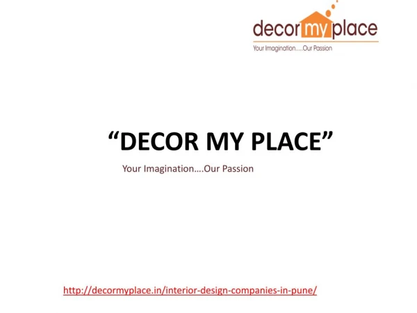 Interior Design Companies in Pune | Interior Design firms in Pune | Decor My Place