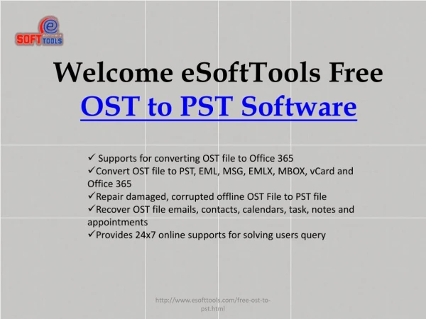 free OST to PST Converter